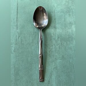 Vintage Home Concepts Silver bamboo standard dinner spoon stainless